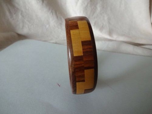 Bracelet bois marquetterie - bracelet,