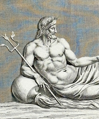 Gravure xixème mythologie - gravure,