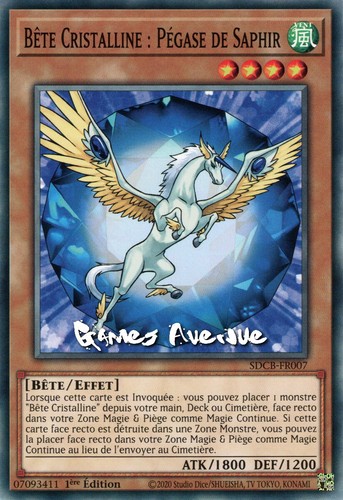 Bete cristalline - yu-gi-oh,