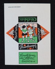 Ancienne Etiquette PRINTEMPS Bonbon Confiserie des Alpes Grenoble Cédéa label