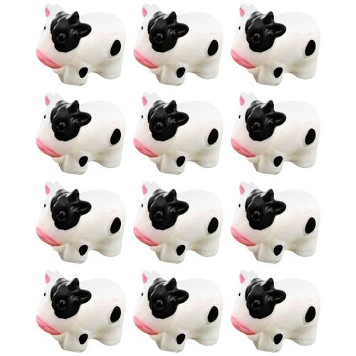Pcs décor vache figurines - 12,