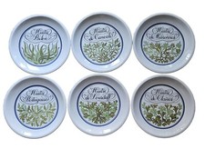 Porcelaine d'Auteuil  Bistrot Marine : 6 Assiettes Huîtres 