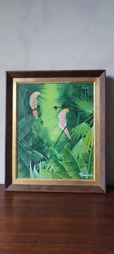 Tableau foret tropicale avec - tableau,
