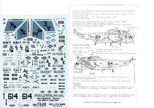 Carpena decals 72 - , uss