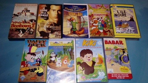 Vhs dessins animés - k7, c3