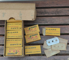 carton 16 Boite Lame de Rasoir " FIGARO "FRANCE  Ancienne Vintage COLLECTION