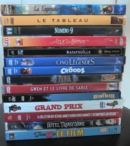 Lot dvds jeunesse 8 à - 14,