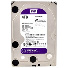 Disque Dur Western Digital Purple 4TB WD40PURZ 64MB SATA III 5400U/Min 3,5 Pouce