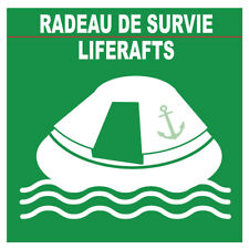 RADEAU DE SURVIE (15X15cm) - Sticker/autocollant