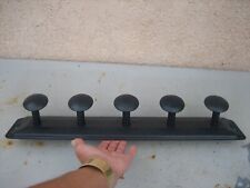 Ancien Porte Manteau mural Art Déco en Métal 5 Patères