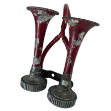 Klaxon Vintage FIAMM Double Trompette - Série 2000 - Made in Italy