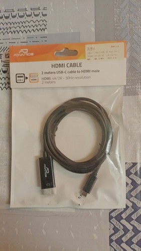 Câble usb type - vers, hdmi