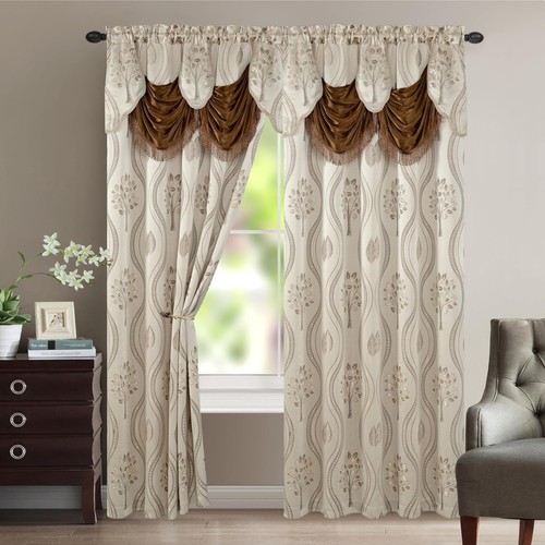 Lot rideaux luxueux - de,