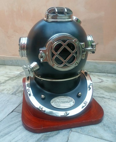 Casque plongée laiton - casque, en