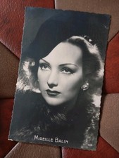 Photo Carte Postale Mireille Balin Cinéma 1930 1940 Annoté Au Dos