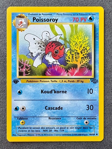 Carte pokemon poissoroy 64 - carte,