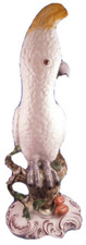 Super Nymphenburg Porcelaine Cockatoo Oiseau Figurine Porzellan Kakadu Figur