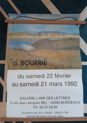 Ancien affiche 1992 exposition - ancien,
