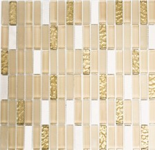 Mosaïque baguette translucide