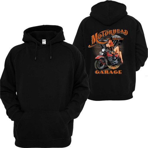 Sweat capuche noir vintage - sweat,