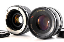 Objectif Contax Carl Zeiss Planar 50mm F1.7 T AEJ MF avec Mutar I 2x NEAR MIN...