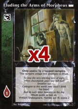 Lot of 4 cards: Eluding the Arms of Morpheus [LotN set] - VTES card