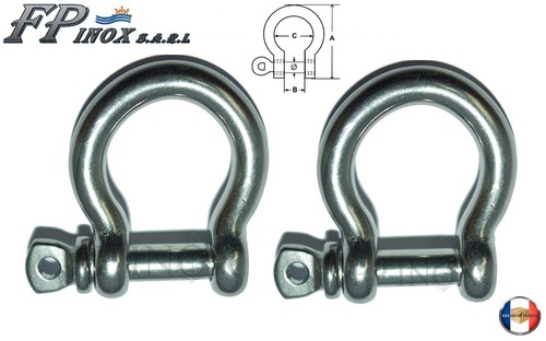 Manille lyre 10mm libre lot - manille,