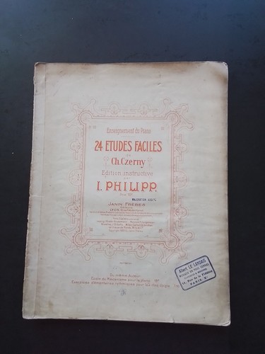 Partition ancienne piano - ancienne,