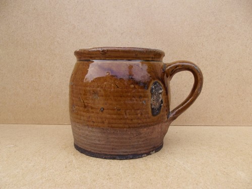 Ancien pot graisse - ancien, à