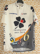 Maillot Cycliste FDJ Lapierre Nalini jersey vintage Française des jeux - 3 / M
