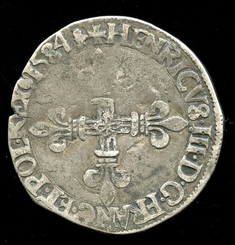 Henri iii 8 - (1574-1589), 1/8