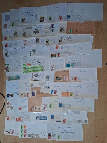 Lot enveloppes timbrées - lot, de