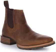 Botte Chelsea Western Pour Homme Ariat Hybrid Low Boy Grain Marron UK 7-12