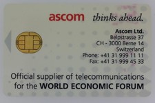 Télécarte à puce Ascom
