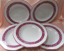 Série de 5 assiettes creuses