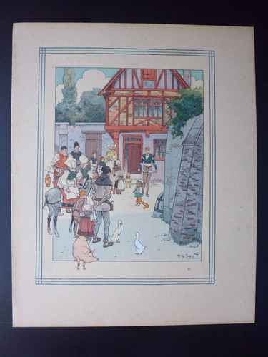 Gravure illustration enfants - ,
