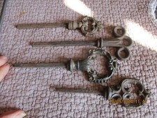 4 Ancienne Poignée Réglage Ouverture Tuyau Poêle Fonte Cuisinière 1 Camion Frère