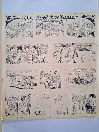 Planche originale non - originale,