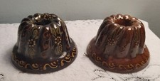 Paire ancien moule kouglof - moule,