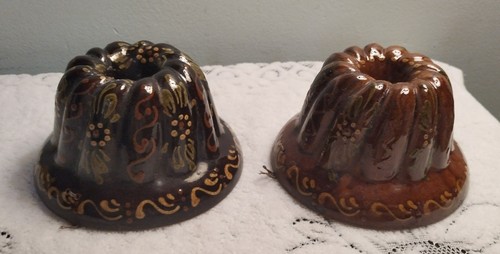 Paire ancien moule kouglof - paire, à