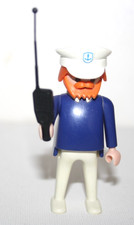 PLAYMOBIL 3599 VINTAGE HOMME CAPITAINE BATEAU GARDE COTE MER