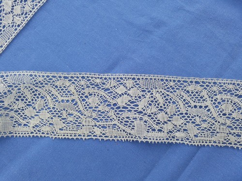 Volant dentelle fuseaux main