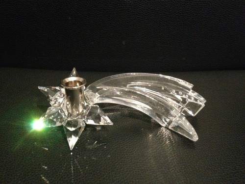 Figurine swarovski bougeoir - swarovski,