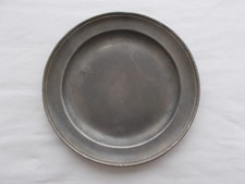 ASSIETTE ANCIENNE ETAIN