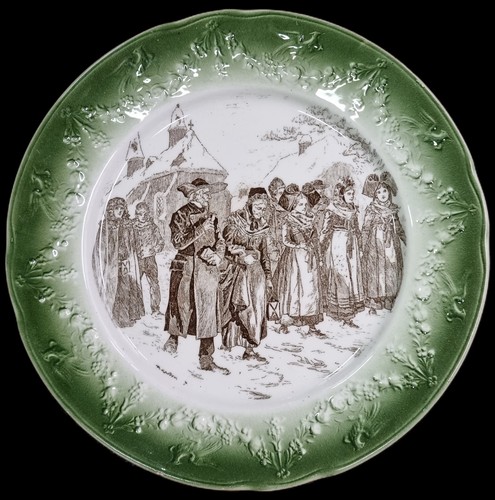 Assiette faïence - faïence, de