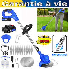 3600W 1/2 Batterie Débroussailleuse Coupe Herbe Bordure Sans Fil Pour Désherbage