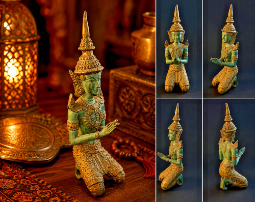 Statue gardien bouddhiste - statue,