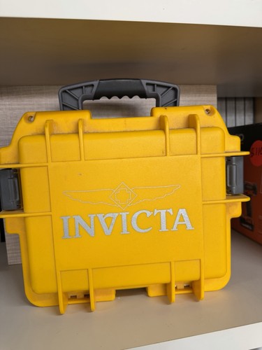 Invicta yellow plastic watch - yellow,