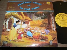 lp 33t livre disque , blanche neige et les sept nains