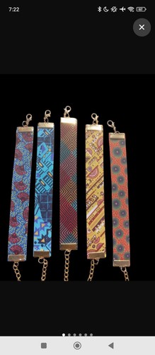 Lot bracelets wax - de,